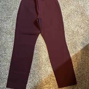Old Navy Women's Burgundy Straight Leg Pants